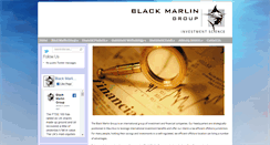Desktop Screenshot of blackmarlin-group.com